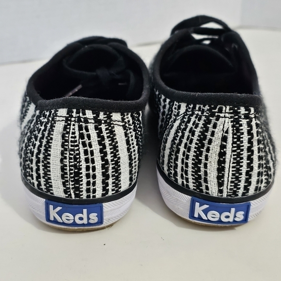 Keds Women's Champion Metallic Woven Stripe Fashion Sneaker - Picture 6 of 9